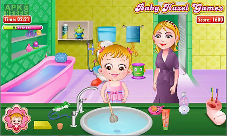 baby hazel bathroom hygiene