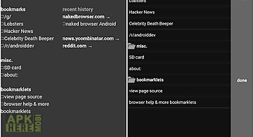 Naked browser web browser
