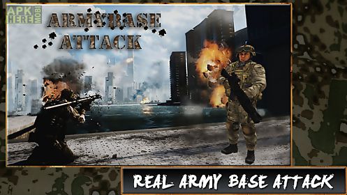 army base attack - commando 3d