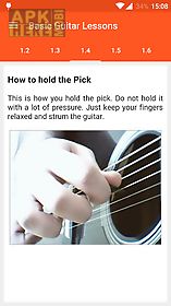 basic guitar lessons
