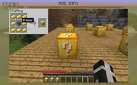 lucky gold blocks for mcpe