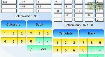 Matrix determinant calculator