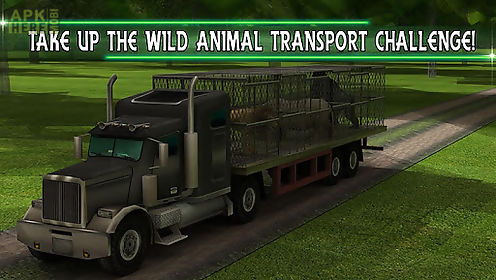 transport truck: wild animals