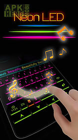 neon led go keyboard theme