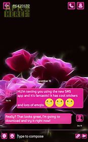 neon roses sms