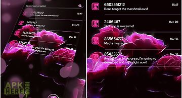 Neon roses sms