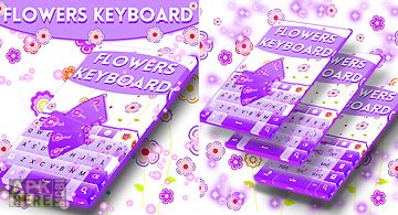 Flowers keyboard theme
