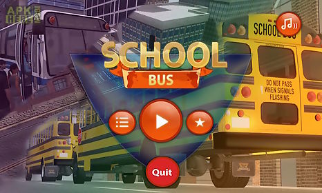 school bus - the best school bus driver 3d