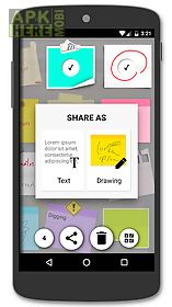 sticky notes + widget memo