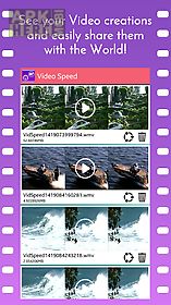 video speed slow motion & fast