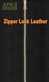 zipper lock leather