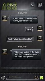 free-go sms senior black theme