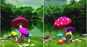 3d mushroom  new Live Wallpaper