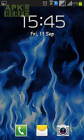 blue flame live wallpaper