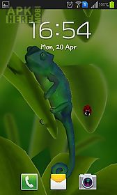 chameleon 3d live wallpaper