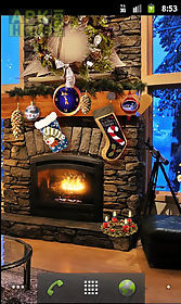 christmas fireplace lwp live wallpaper