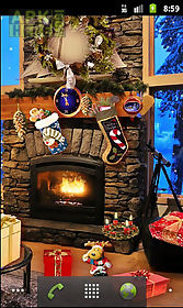 christmas fireplace lwp live wallpaper