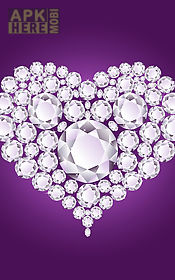 diamond hearts  live wallpaper