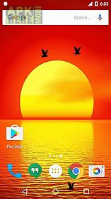 sunset by twobit live wallpaper