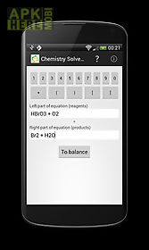 chemistry solver for reactions