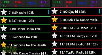Electronic radio dance radio
