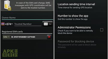 Sim card change notifier