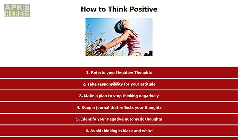 how to think positive