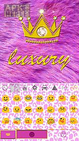 luxury theme ikeyboard-emoji