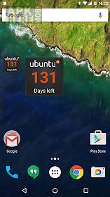 ubuntu countdown widget