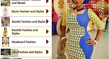 African fashion & model women