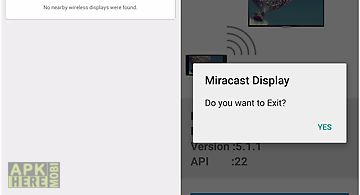 Miracast display finder