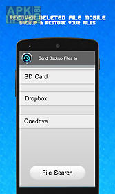 recover deleted files mobile