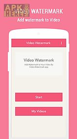 video watermark