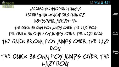 fonts for flipfont 50 pencil