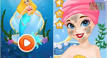 Mermaid princess: makeup salon