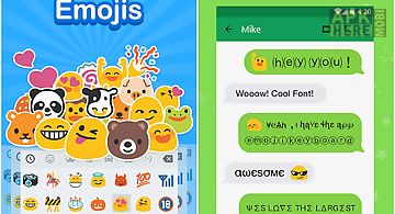 Emoji keyboard - emoticon gifs