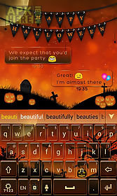 happy halloween keyboard theme