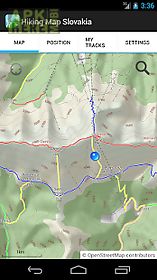 hiking map slovakia