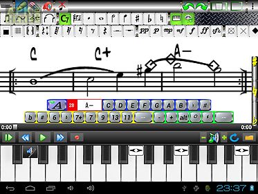 music score pad-free notation