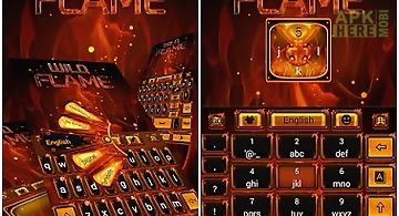 Wild flame go keyboard theme