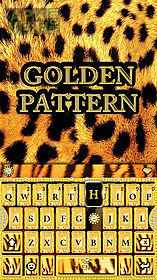 golden pattern kika keyboard