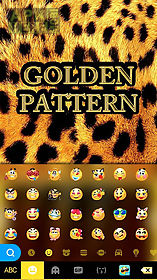 golden pattern kika keyboard