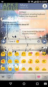 free glass emoji keyboard skin