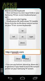 tv(samsung) touchpad remote