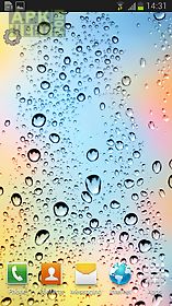 rainy autumn glass lwp live wallpaper