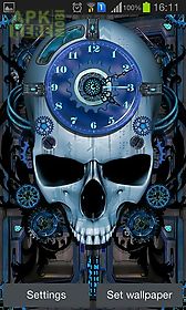 steampunk clock live wallpaper