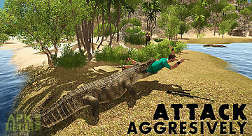Angry crocodile attack 2016