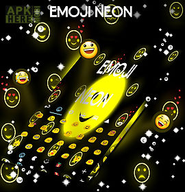 emoji neon keyboard