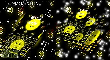 Emoji neon keyboard