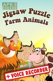farm animals puzzle kids free